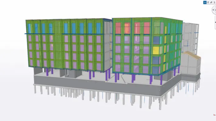 Image from Raatuse Residences gallery. Timber Structure building.